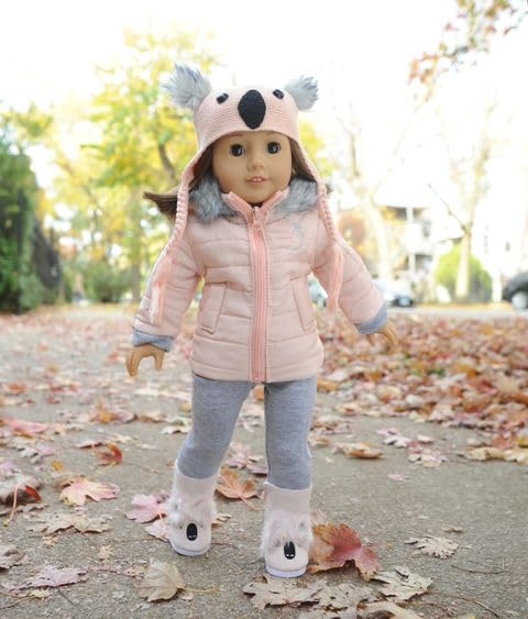 Emily Rose 18-inch doll winter outfit set, complete wardrobe for storytelling.