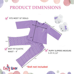 Emily Rose doll features easy dressing with hook-and-loop closure