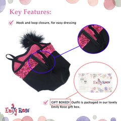 Emily Rose premium fabrics and durable stitching for lasting dress-up fun.