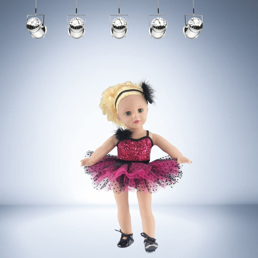 Emily Rose 18-inch doll ballet set gift box for easy giving.