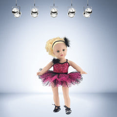 Emily Rose 18-inch doll ballet set gift box for easy giving.