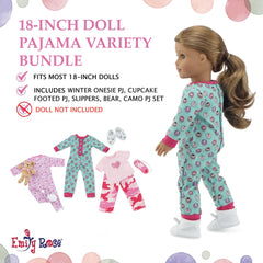 Emily Rose pink camo set with eye mask encourages playful night routines