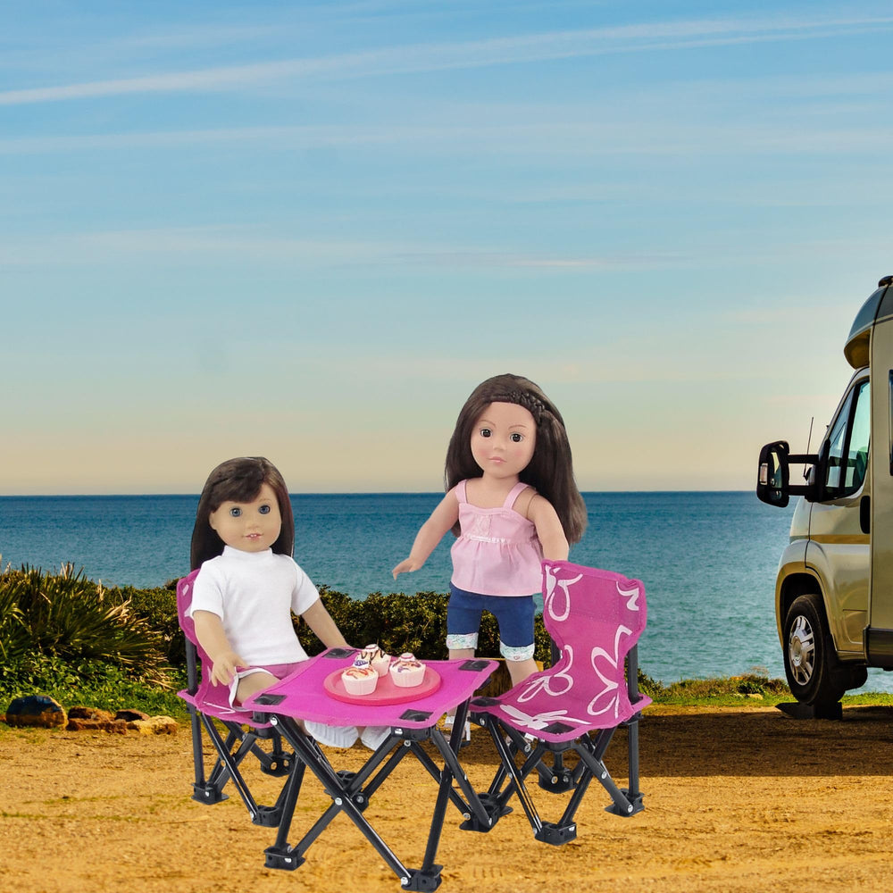 Emily Rose bonus toddler chair for coordinated doll and kid play.