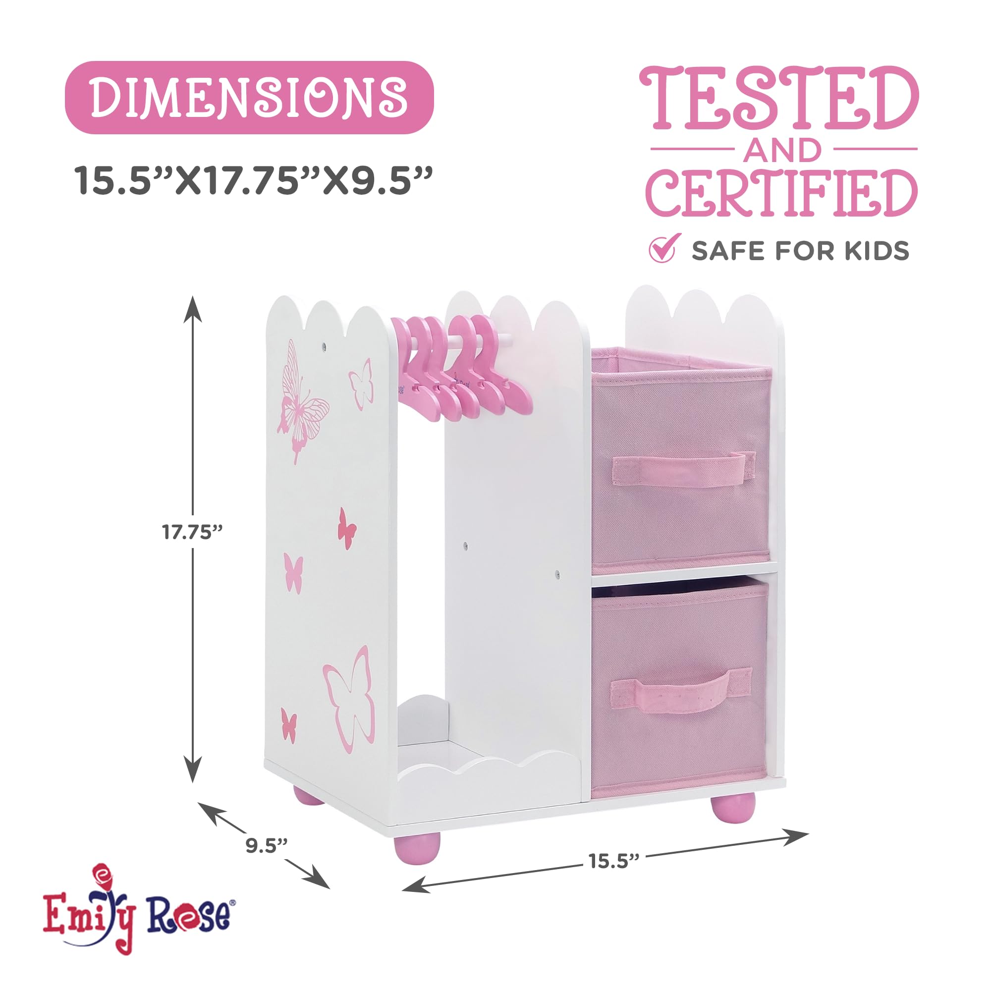 Emily Rose Butterfly Collection coordination complements room decor