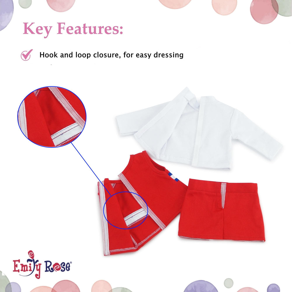 Emily Rose hair bow adds a cute finishing touch for dolls