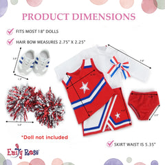 Emily Rose doll shoes sized for secure wear during pretend games