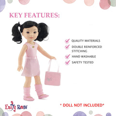 Emily Rose ballet shoes on display for graceful movement and outfit coordination