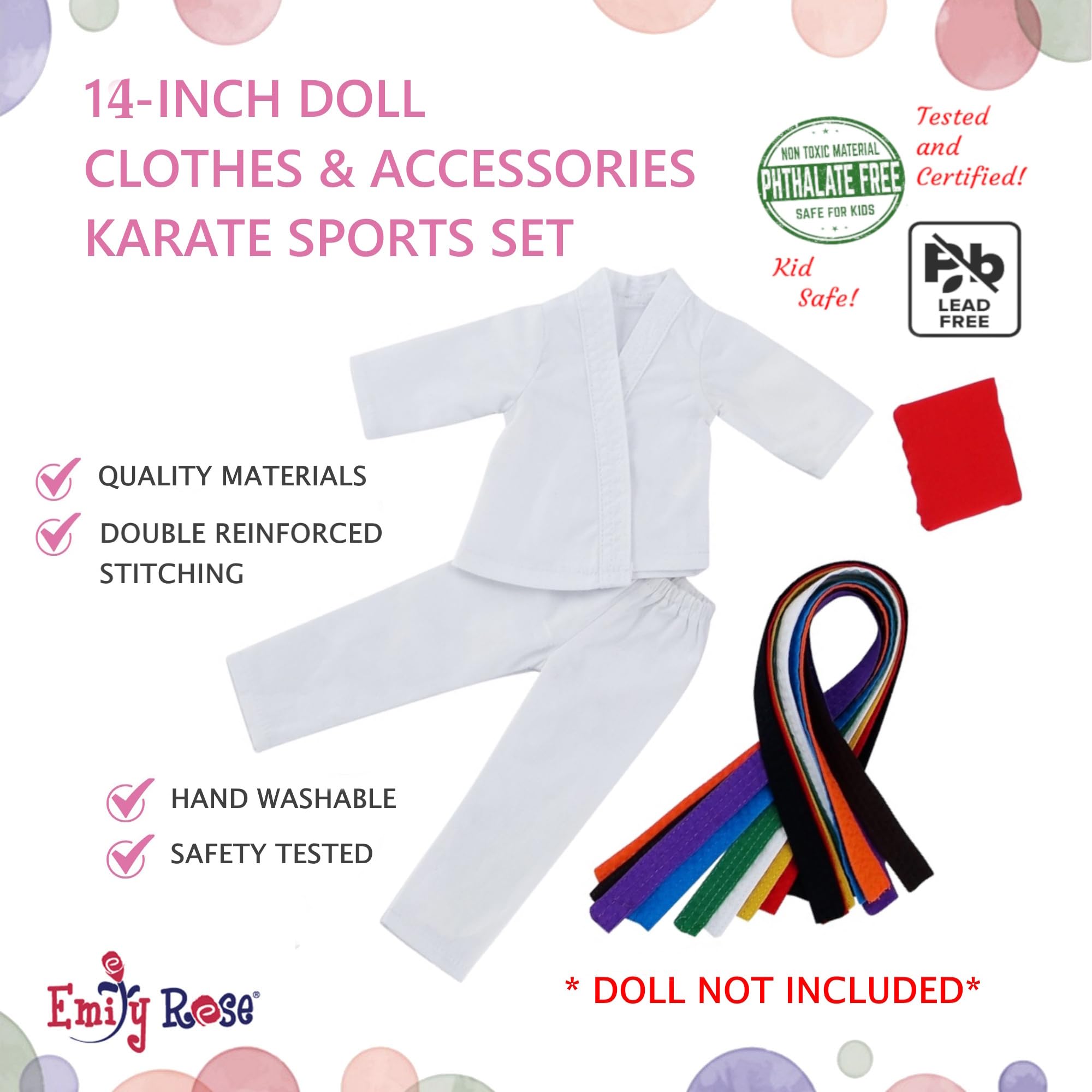 Emily Rose yellow belt with gi—color progression that motivates skill growth