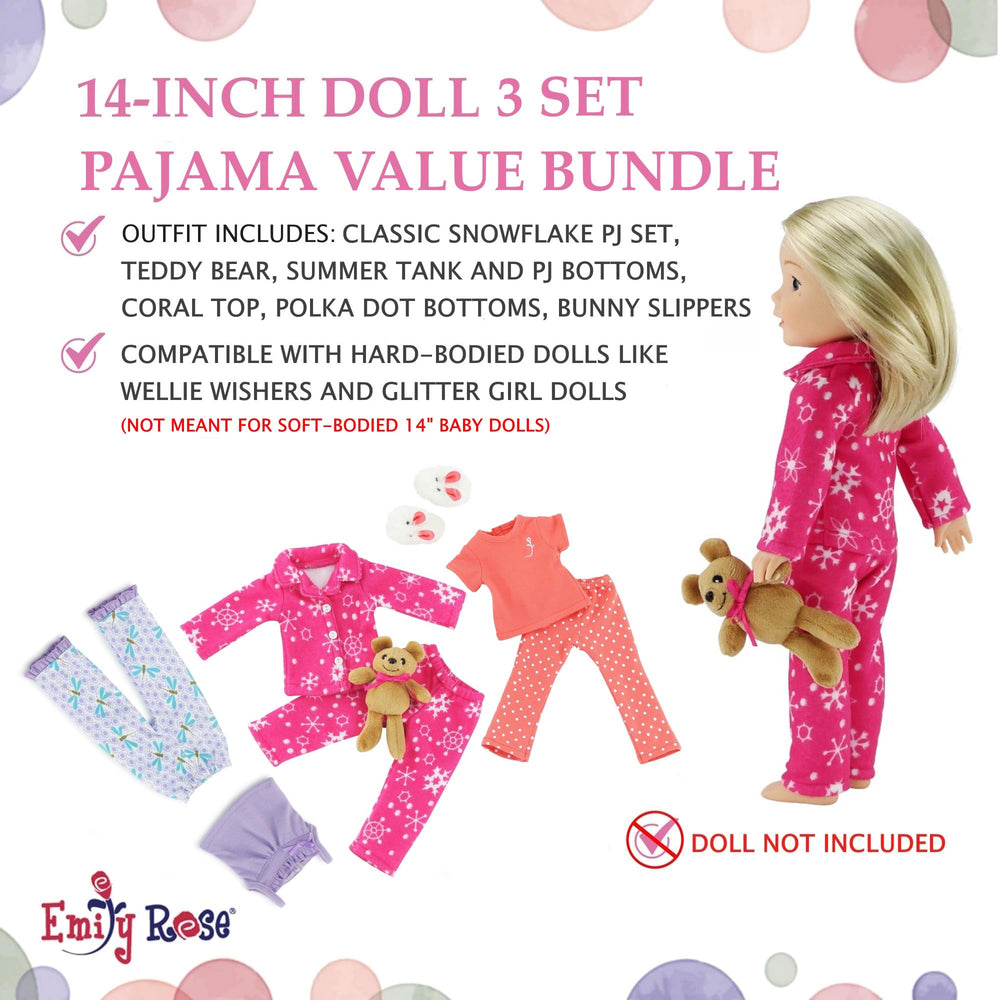 Emily Rose summer coral polka dot pajamas in a playful ensemble.