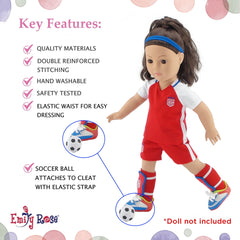 Emily Rose stretch headband keeps hair tidy for active pretend sports.