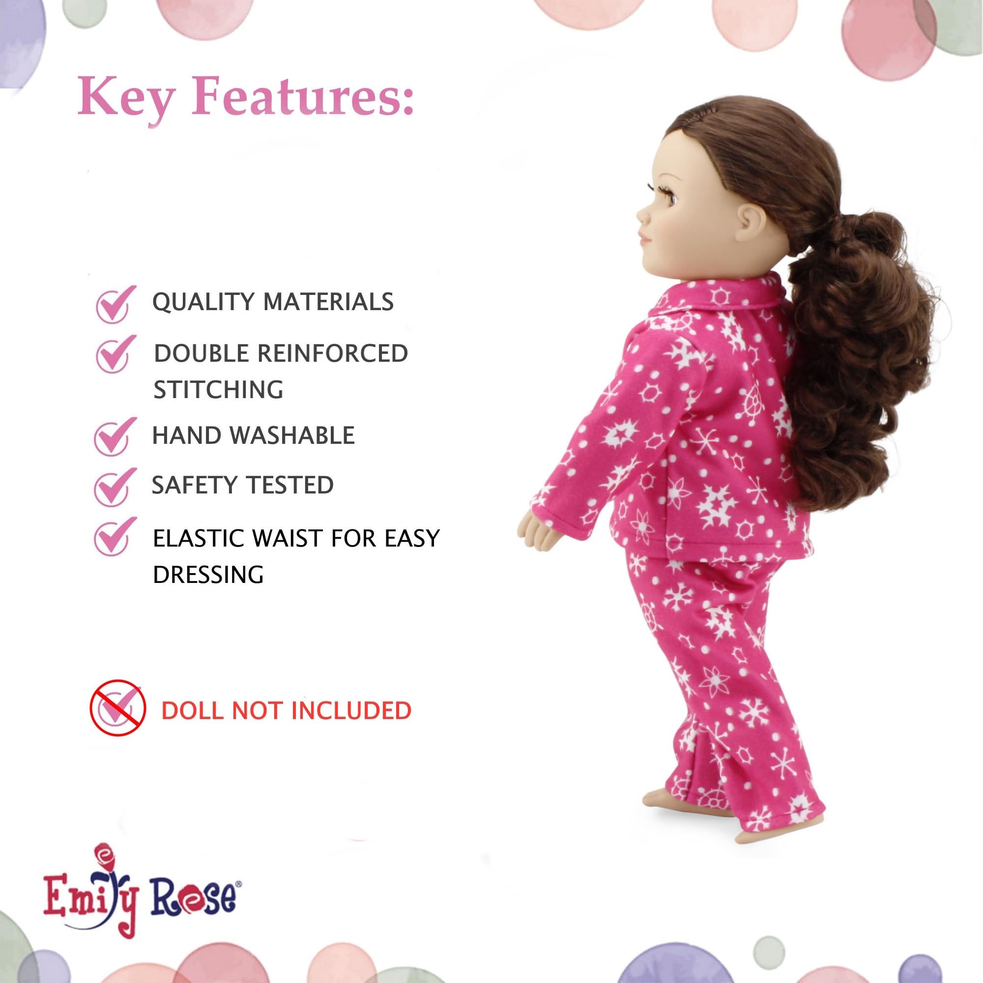 Emily Rose gift-boxed doll PJs ready to gift