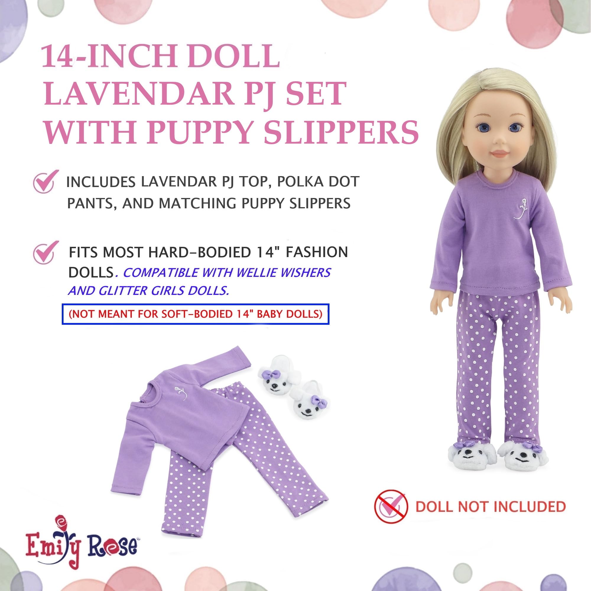 Emily Rose gift-boxed packaging presenting premium doll outfit