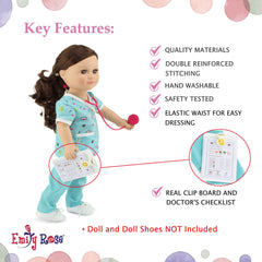 Emily Rose pink bandage wrap adds color and tactile detail for care scenarios.