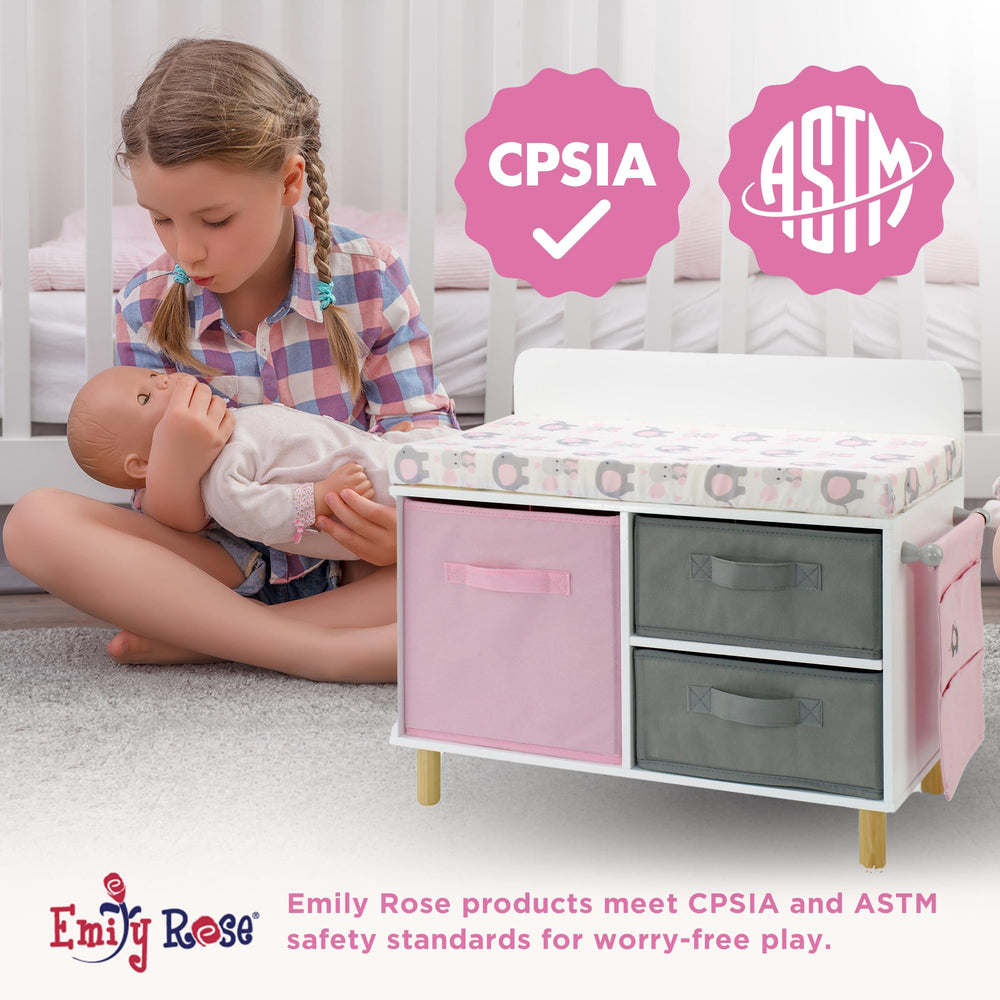 Emily Rose premium safety construction with non-toxic paint for peace of mind