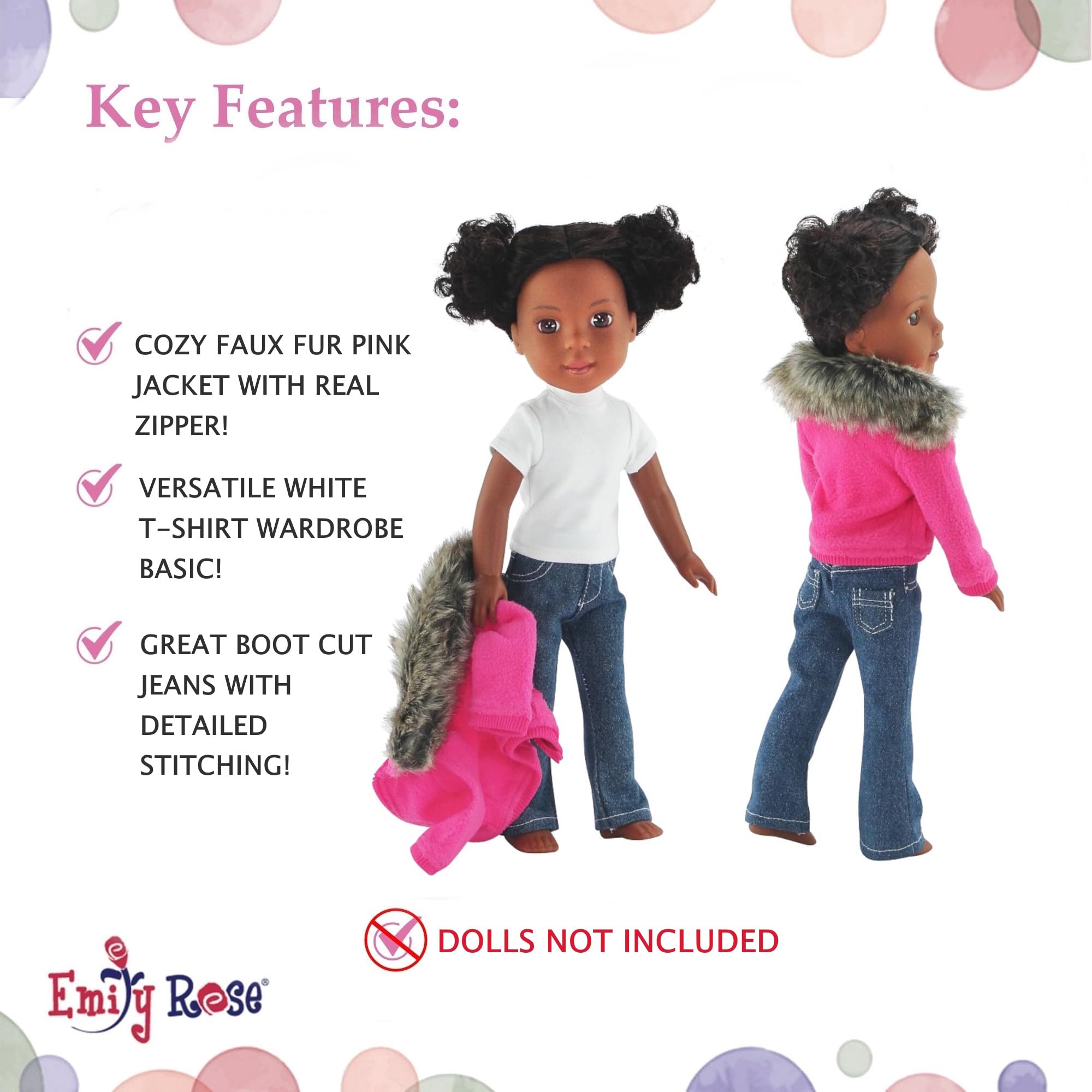Emily Rose six-piece bundle showcases complete fashion set.
