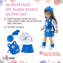 Emily Rose beanie cap with trefoil adds classic Girl Scout charm.
