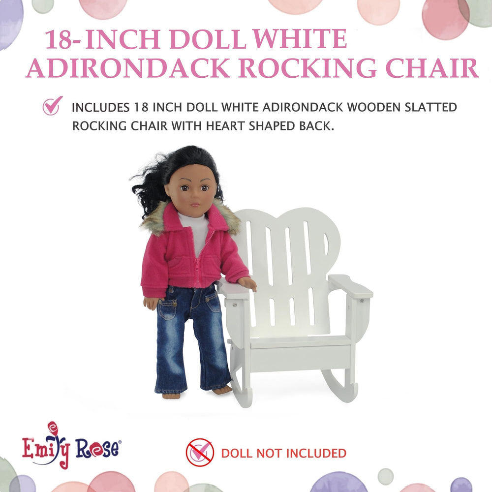 Emily Rose white-painted wooden chair closeup showing smooth finish