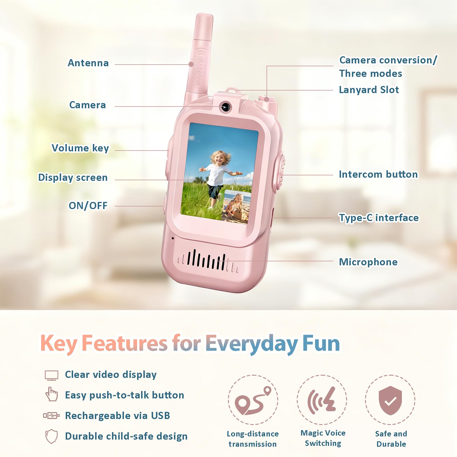 eMjollRay two-pack outdoors scene showing long-range communication