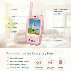 eMjollRay two-pack outdoors scene showing long-range communication