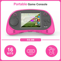 E-MODS GAMING IPS 2-5 inch display showing crisp retro visuals for kids.