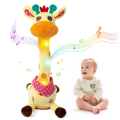 Emoin dancing giraffe toy talking action for interactive playtime.
