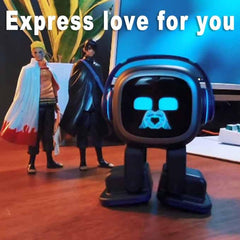 EMOPET AI Desk Robot Companion interactive sensors cue engaging conversations and play