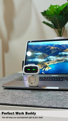 EMOPET AIBI Pocket Pet magnetically attaches to your screen for hands-free use.