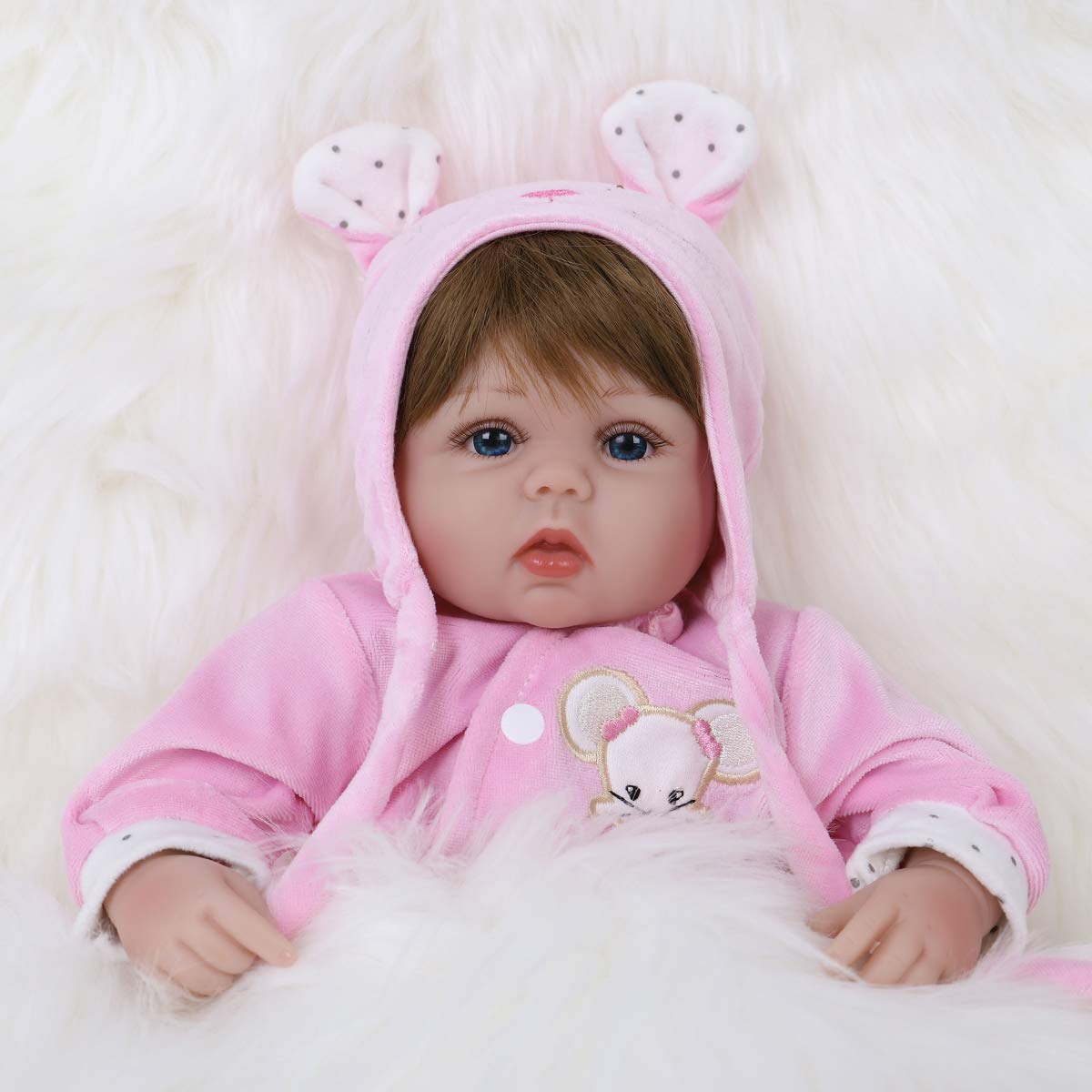 Outfit and accessories for ENADOLL Pink Mouse Doll to spark nurturing play.