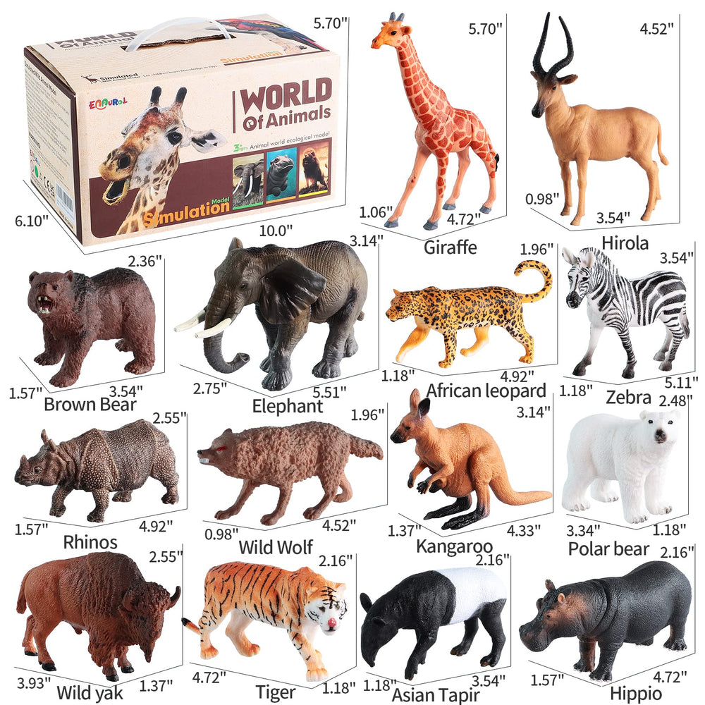 EnAuRoL jungle animals booklet supports curiosity about animal history.