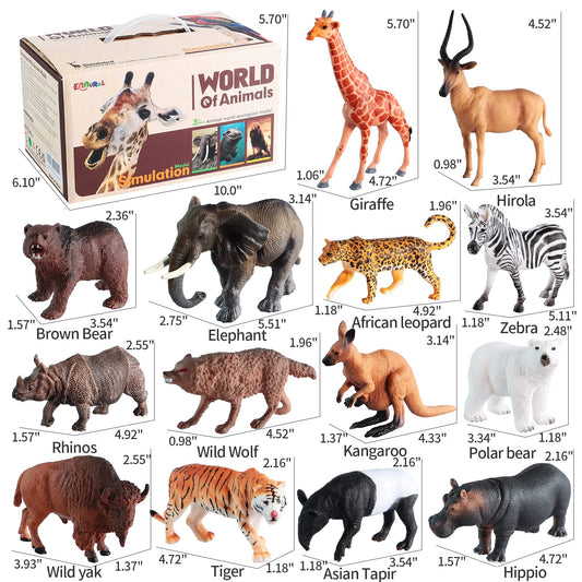 EnAuRoL jungle animals booklet supports curiosity about animal history.