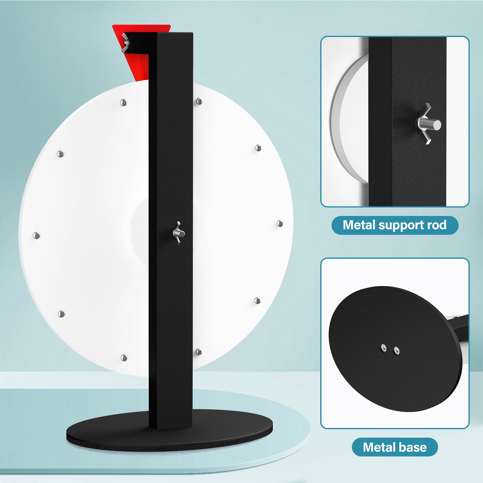Enayplon compact tabletop wheel fits crowded booths
