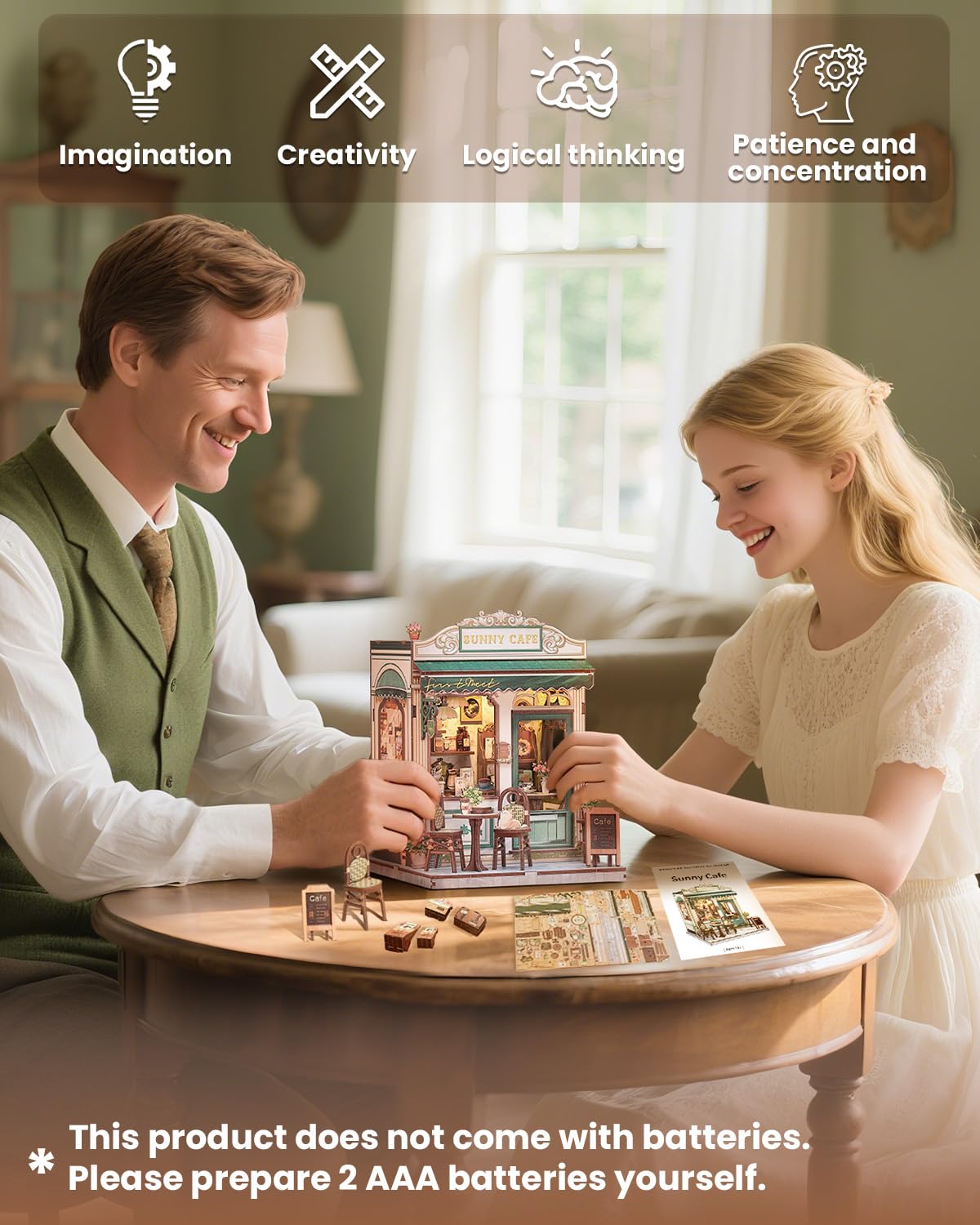 Endless Limit Sunny Cafe Book Nook Kit gift-ready presentation suggests a thoughtful craft gift