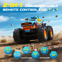 ENEPHE RC monster truck performing 360° flips for dynamic stunt sessions