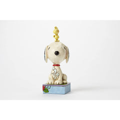 Enesco folk-art-patterns stone resin figurine for home shelves.