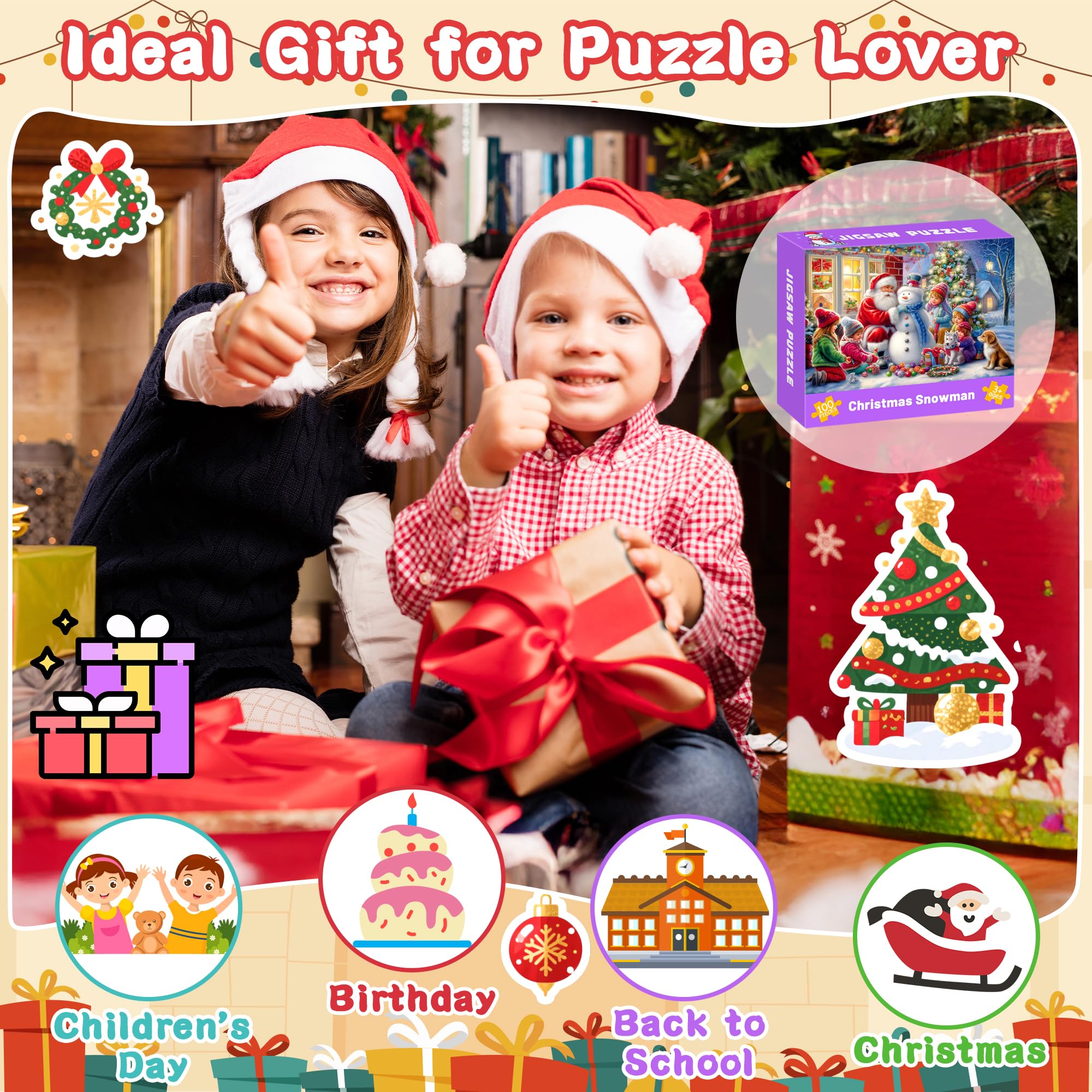 Engfa puzzle set supports ages 4-8 in screen-free learning and fun
