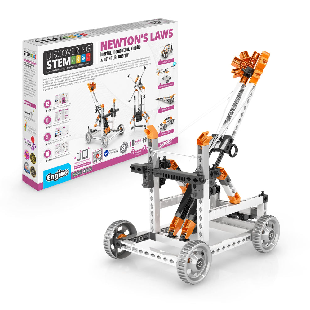 Engino Newton's Laws inertia ballistic catapult model for hands-on learning