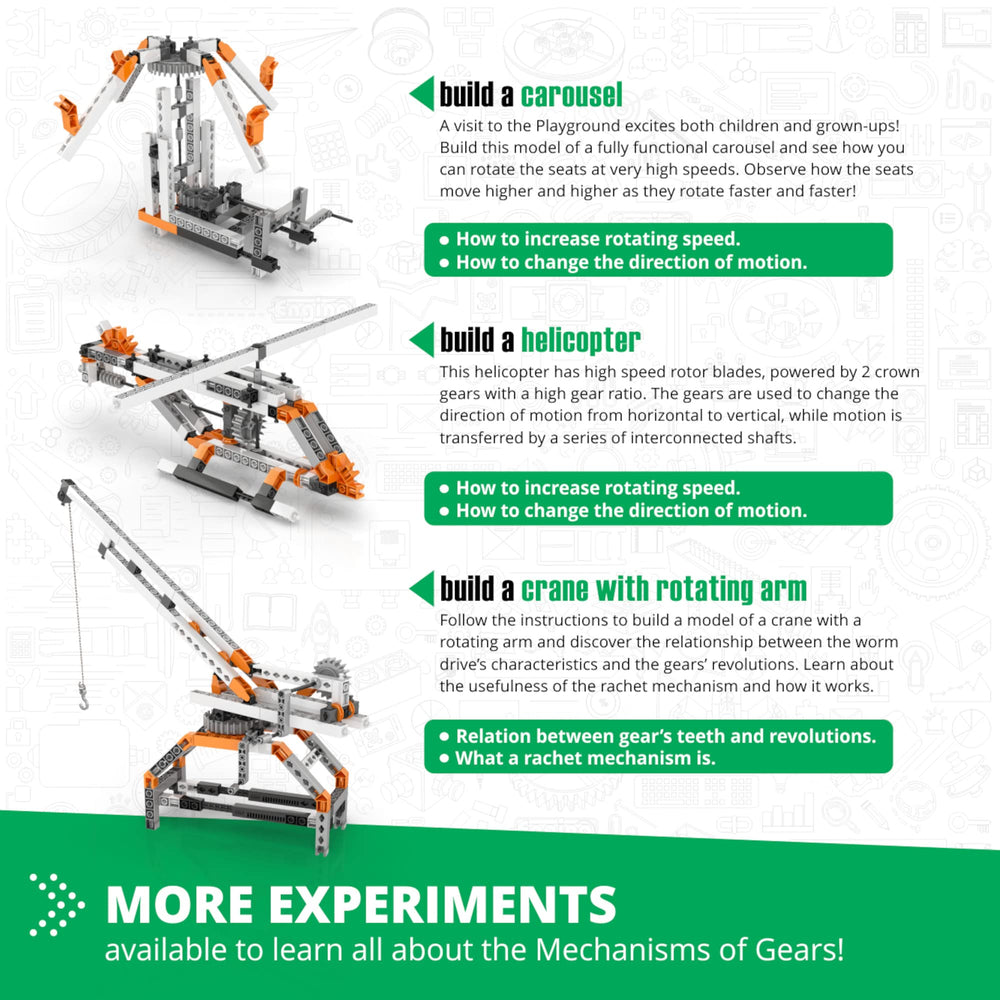 Engino twelve-models building kit encourages creativity through structured projects.