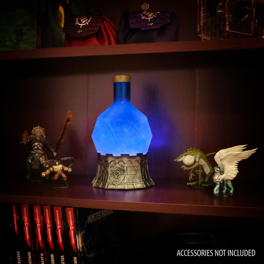 ENHANCE Sorcerer's Mana Potion Light emits a blue elixir glow for desk ambiance.
