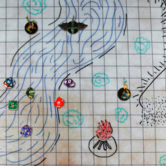 ENHANCE grid mat lies flat, avoiding creasing during play