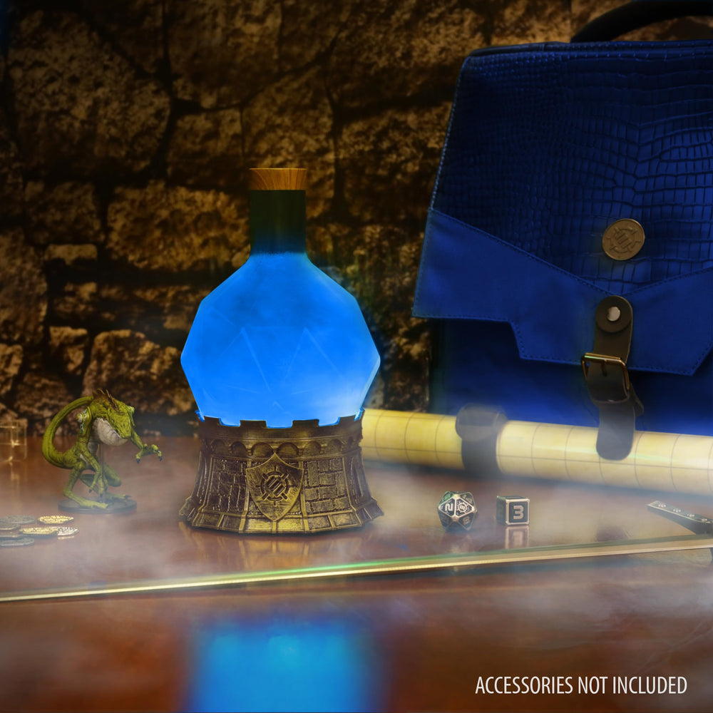 ENHANCE Sorcerer's Mana Potion Light runs on AAA batteries or USB-C for flexible placement.