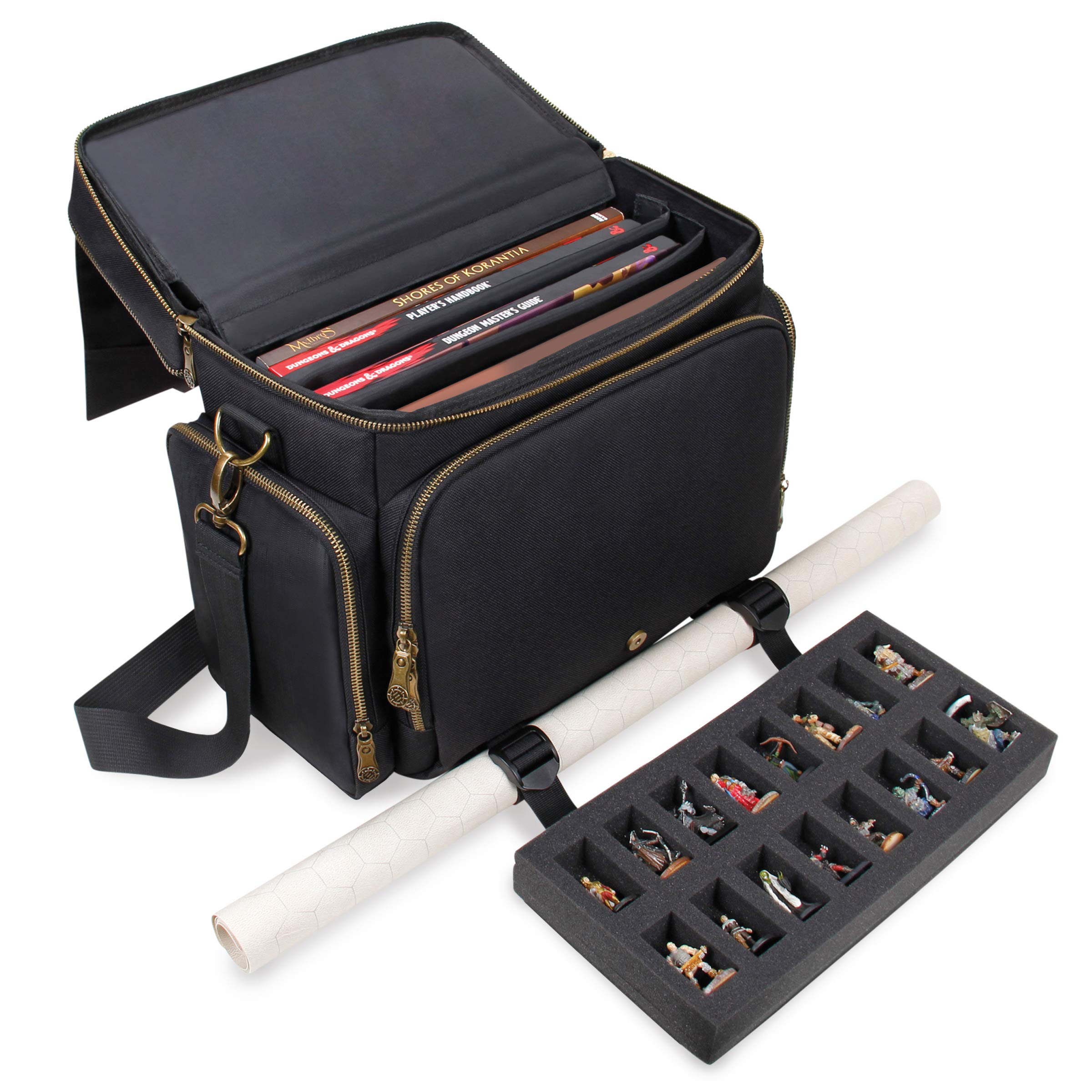 ENHANCE Tabletop DnD Bag compact carry design suits varied tabletop setups.