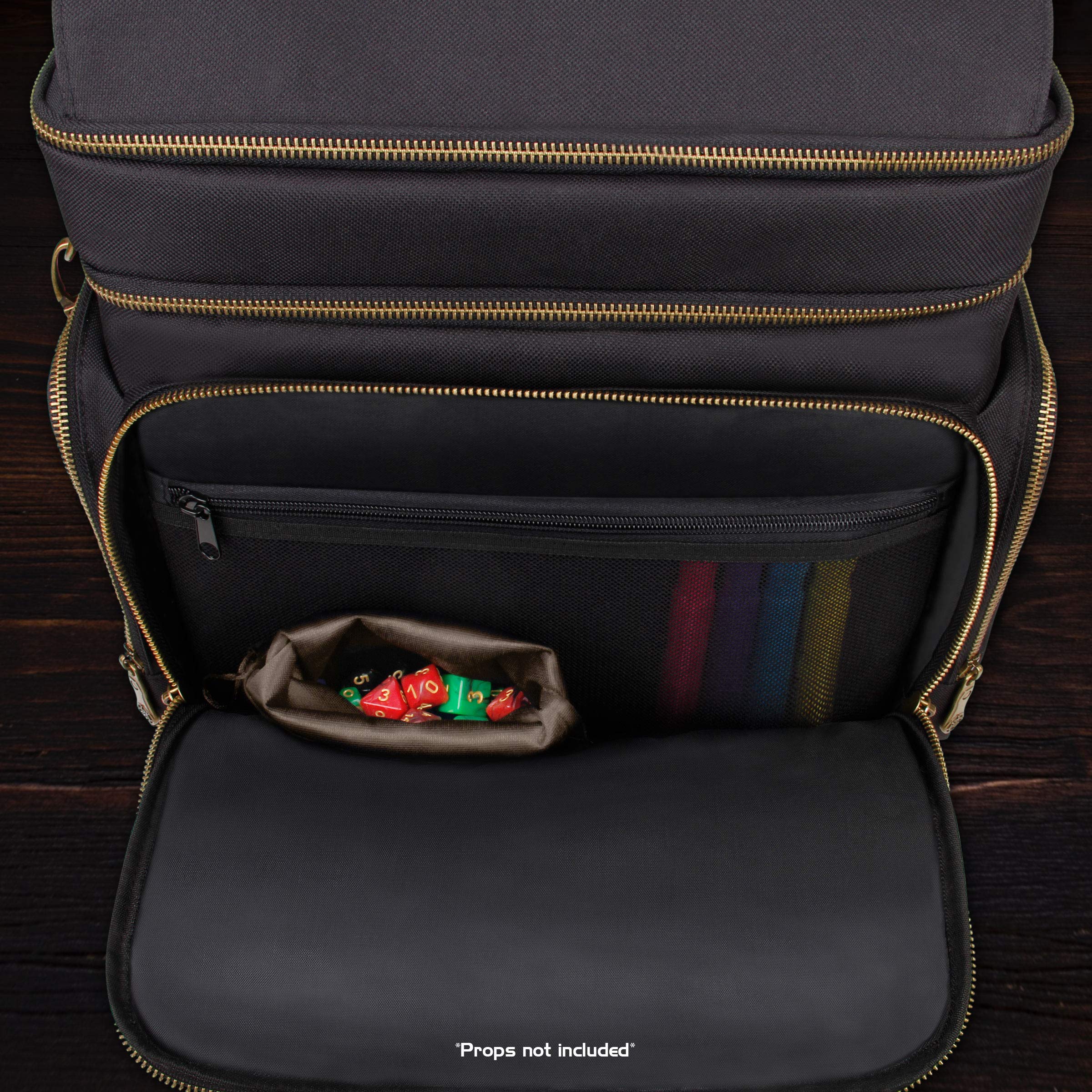 ENHANCE Tabletop DnD Bag durable materials and construction for frequent travel.