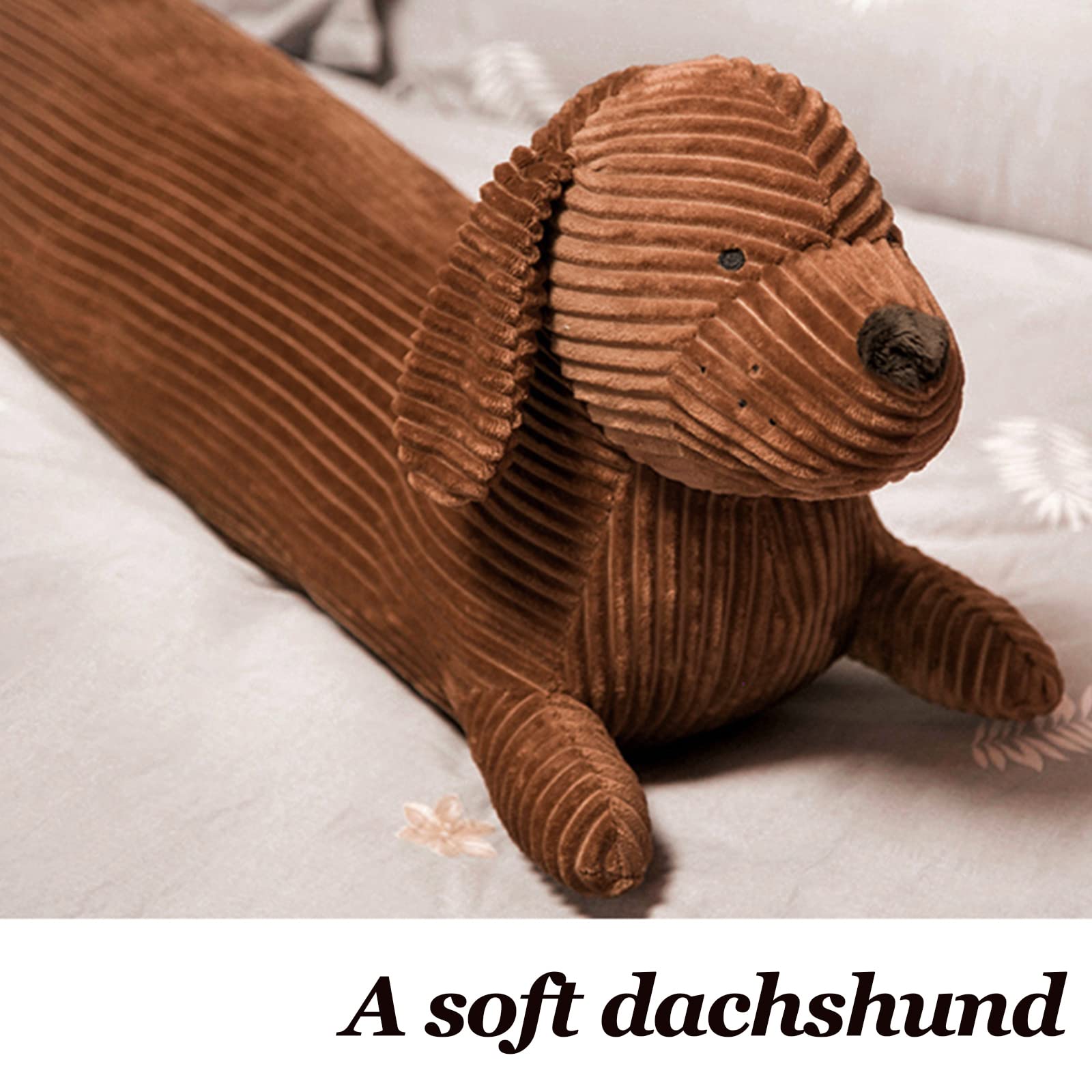 Enhopty giant dachshund plush bedroom decor adds playful charm to any space