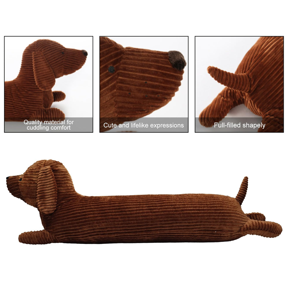 Enhopty giant dachshund plush creates kid-friendly cuddle play and comforting hugs