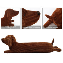 Enhopty giant dachshund plush creates kid-friendly cuddle play and comforting hugs