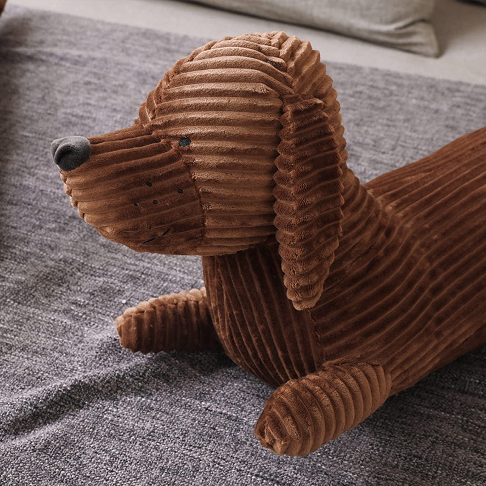 Enhopty giant dachshund plush pillow and decor for versatile use