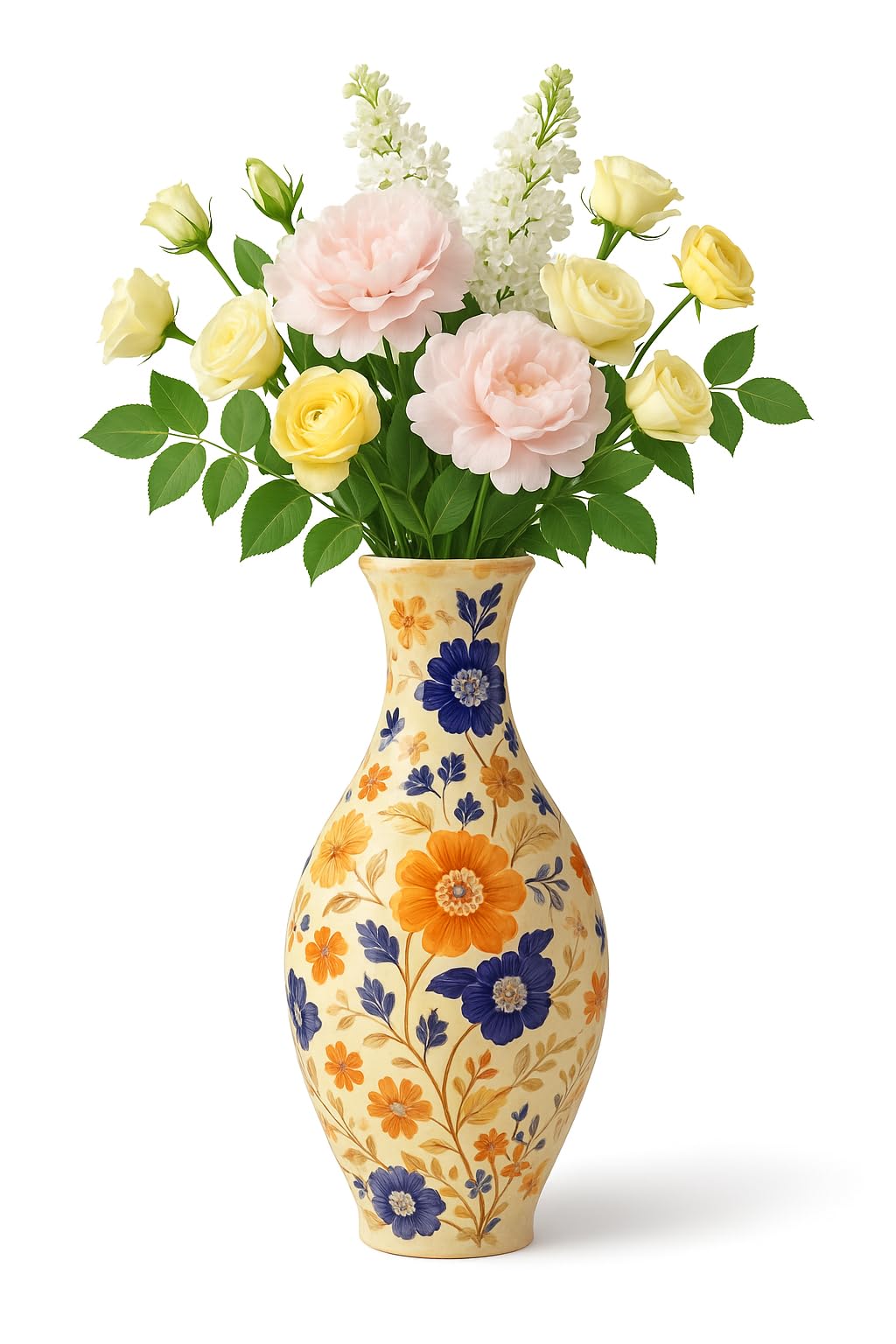 Enirunly 3D Puzzle Vase during assembly, a hands-on challenge for creative home decor.