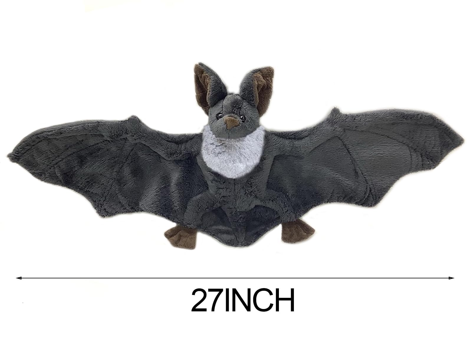 Enivtfz Goth Bat Plush ideal gift for fans and collectors
