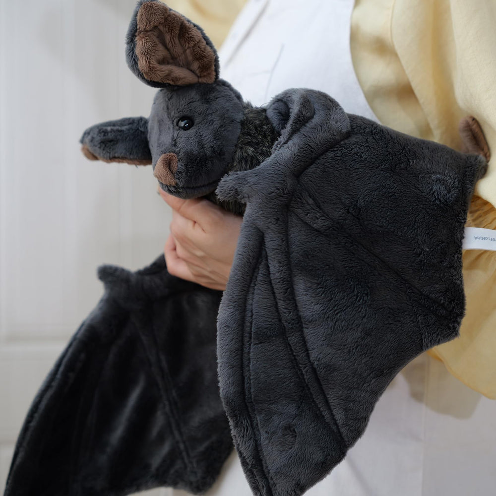 Enivtfz Goth Bat Plush wings, fluffy and inviting for hugs