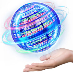 ENJSD Flying Orb Ball with LED lights for vibrant indoor play sessions.